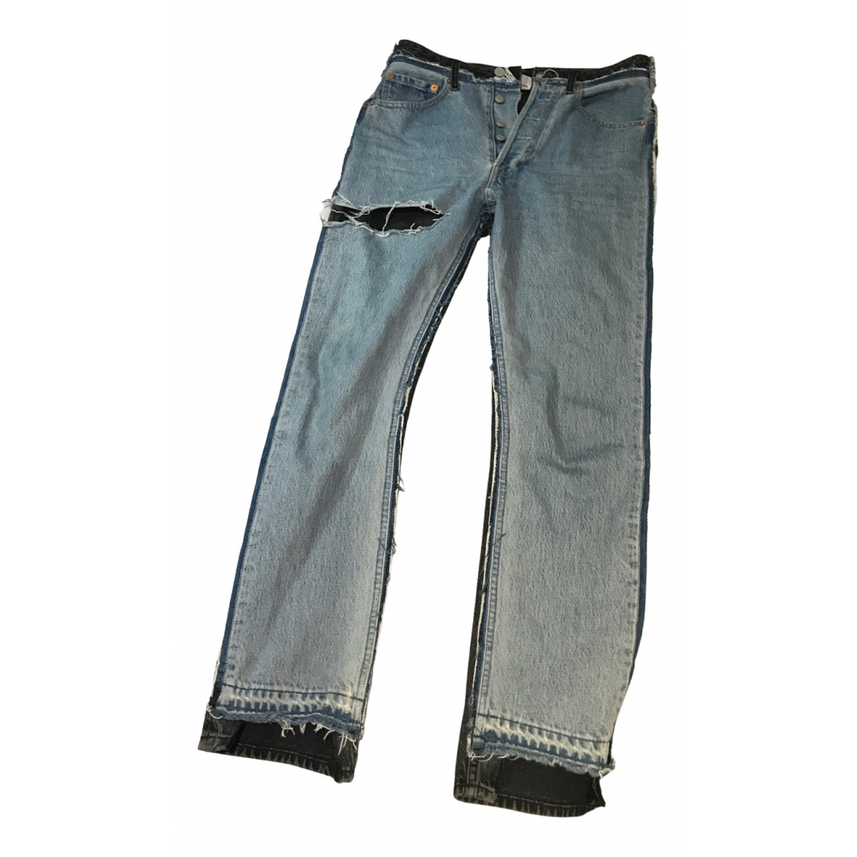 Straight jeans VETEMENTS X Levi's Black 